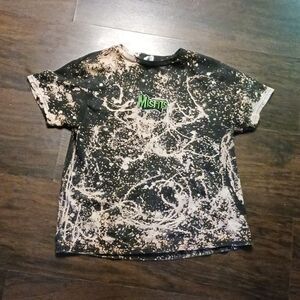 Tiny bleached tee with Misifits patch